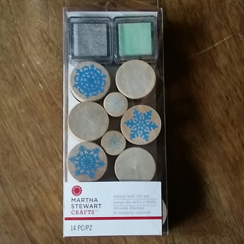 New Martha Stewart Stamp and Ink Set